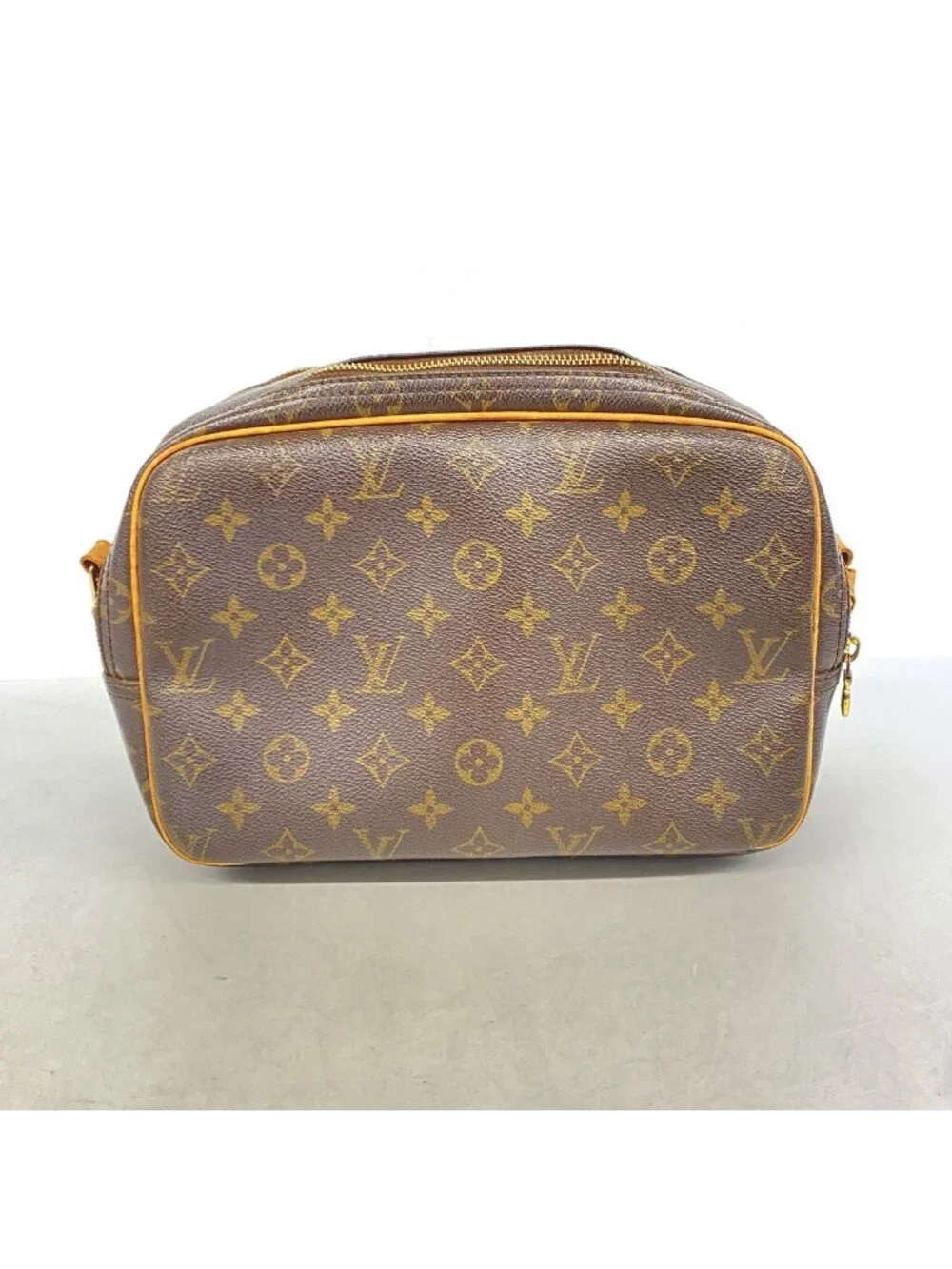 Louis Vuitton Shoulder Bag Monogram Reporter PM Brown